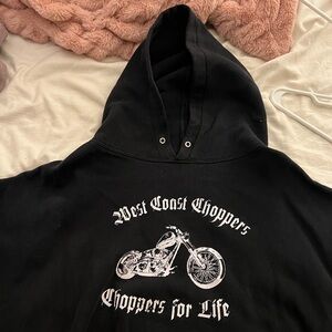 Vintage West Coast Choppers Black Hoodie